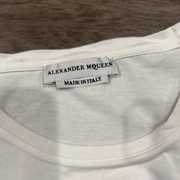 Alexander McQueen White T-Shirt - Picture 2 of 3